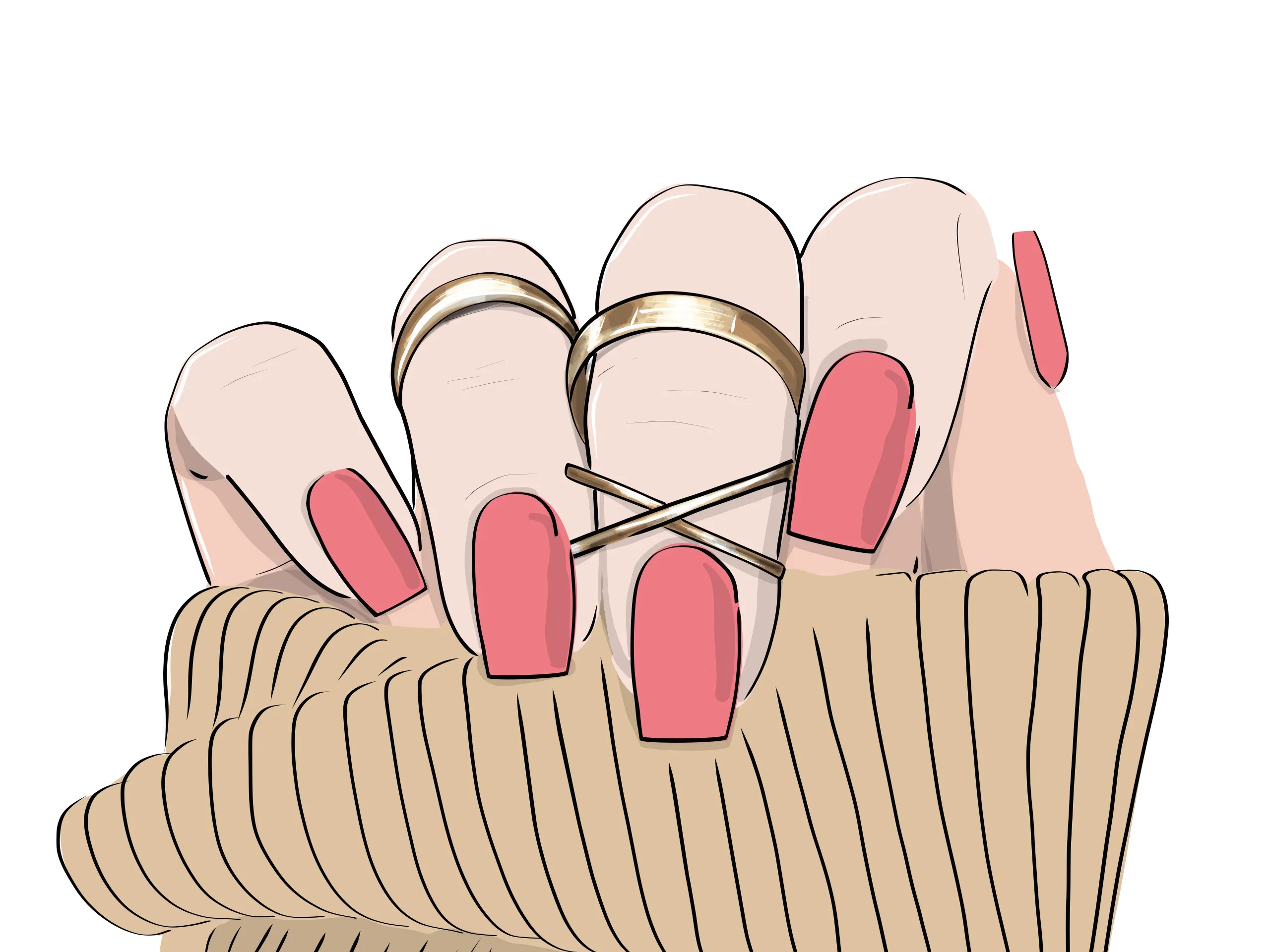 E-shop Quick Nails gélové nálepky - Apricot Affection