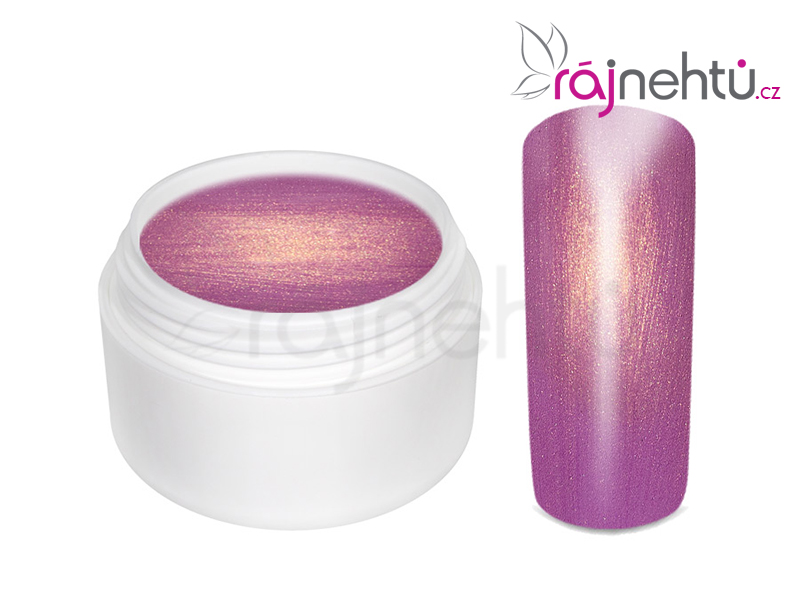 E-shop Raj nechtov Farebný UV gél GOLDEN - Purple - 5ml