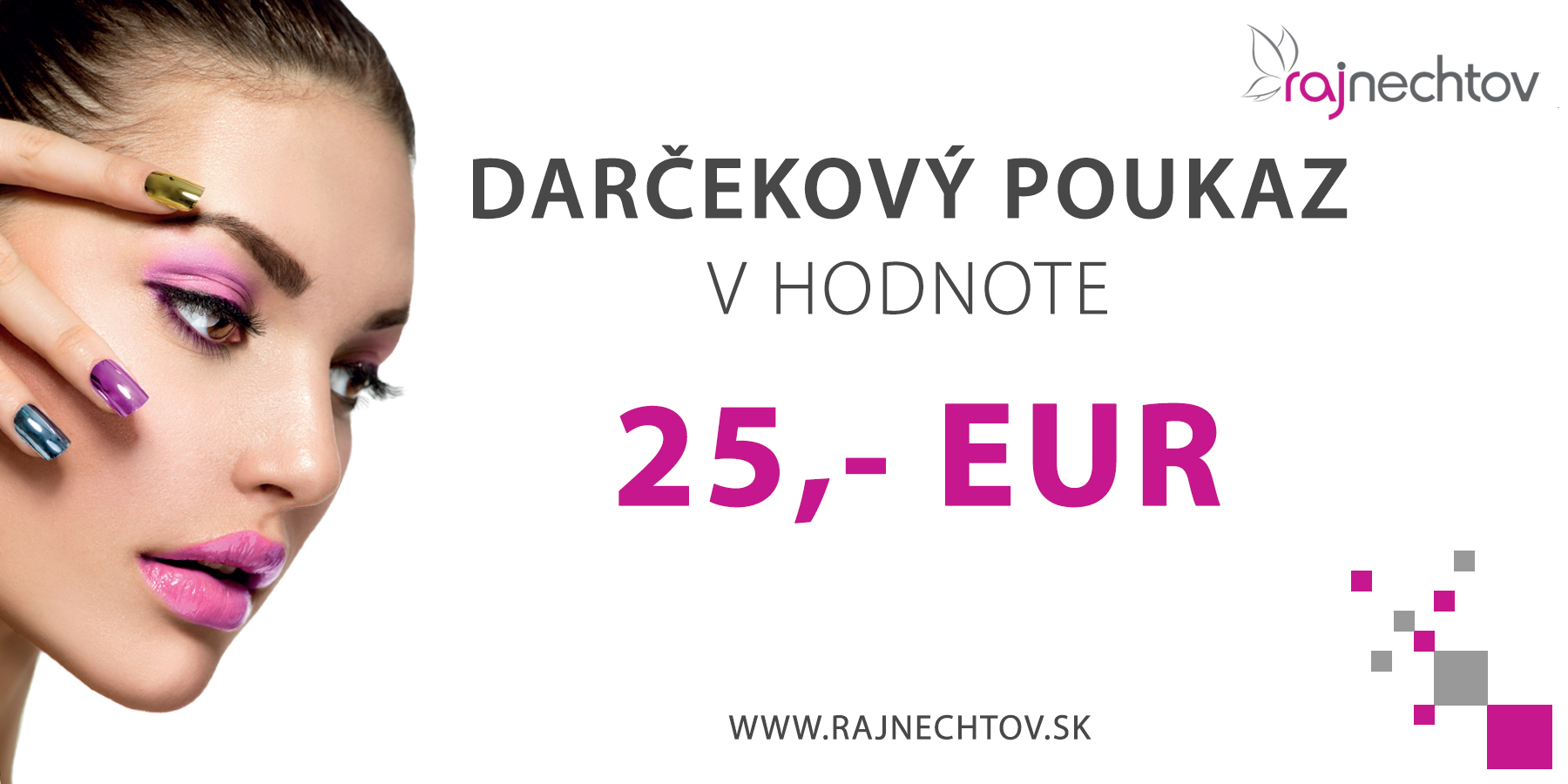 E-shop Darčekový poukaz 25 EUR