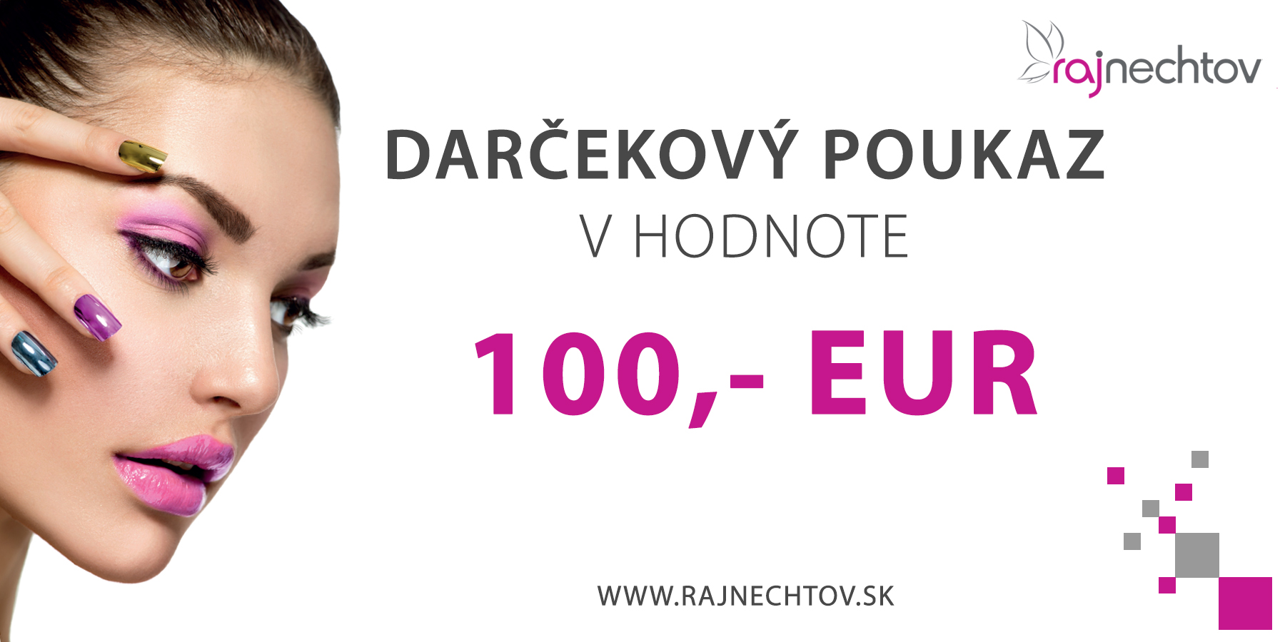 E-shop Darčekový poukaz 100 EUR