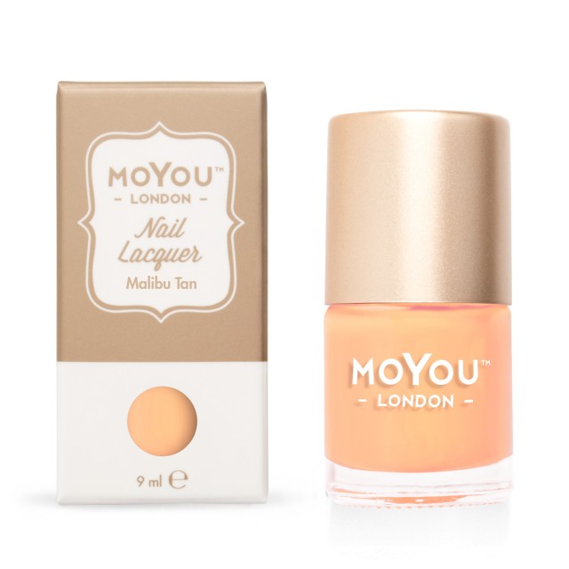 MoYou Pečiatkovací lak na nechty - Malibu Tan 9 ml