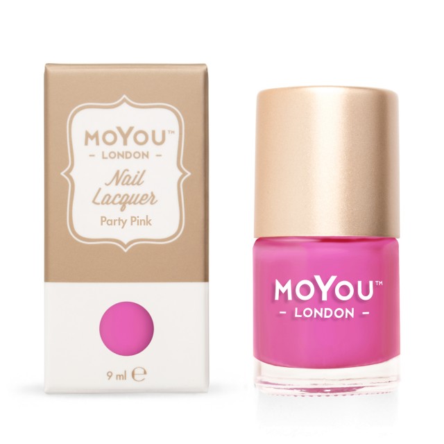 E-shop MoYou Pečiatkovací lak na nechty - Party Pink 9 ml