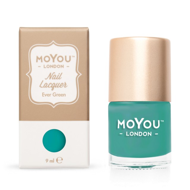 MoYou Pečiatkovací lak na nechty - Ever Green 9 ml