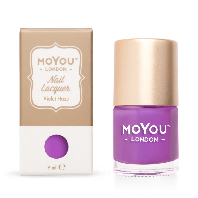 MoYou Pečiatkovací lak na nechty - Violet Haze 9 ml