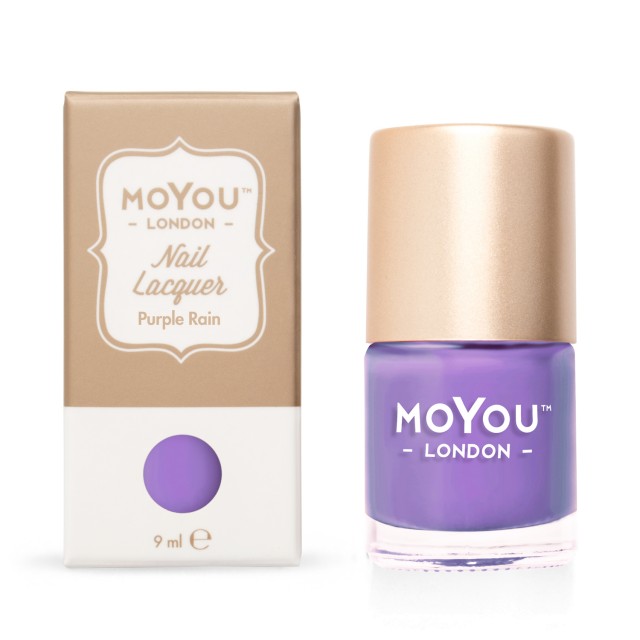 MoYou Pečiatkovací lak na nechty - Purple Rain 9ml