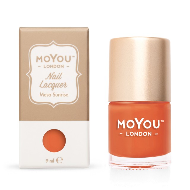 MoYou Pečiatkovací lak na nechty - Mesa Sunrise 9 ml