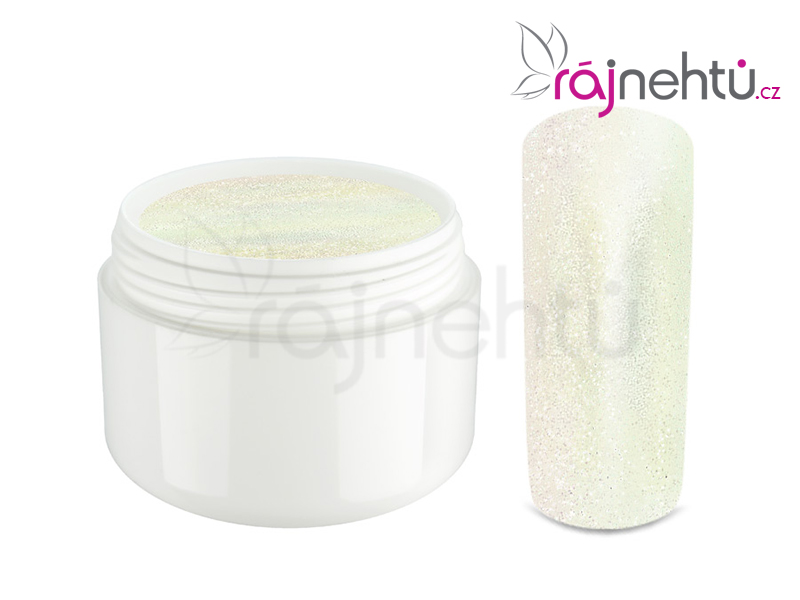 Raj nechtov Farebný UV gél MERMAID - White - Biely 5ml