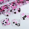 16219 1 sada zdobeni na nehty 6 tvaru cerna bila ruzova
