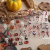 16639 4 samolepky na nehty 5d halloween d59