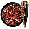 Zdobiace vločky - Foil Flakes Red Gold