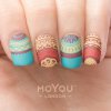 mandala nail art mani plate 11