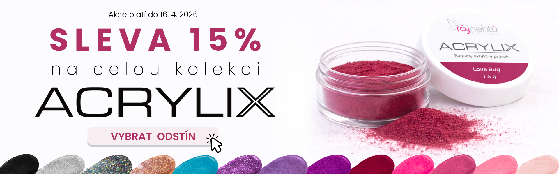 Sleva na Acrylix 15%