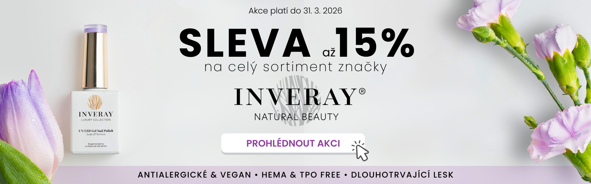 Inveray AKCE až 15%