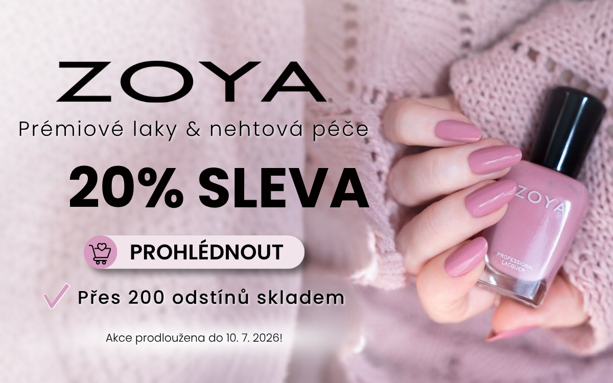 ZOYA laky a péče se slevou 20%