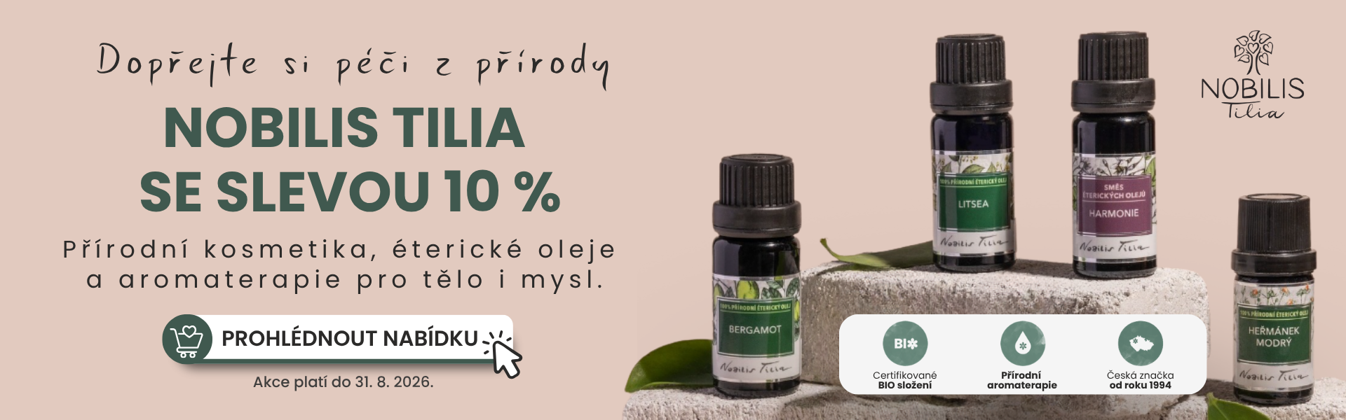 Sleva 10% na značku Nobilis Tilia