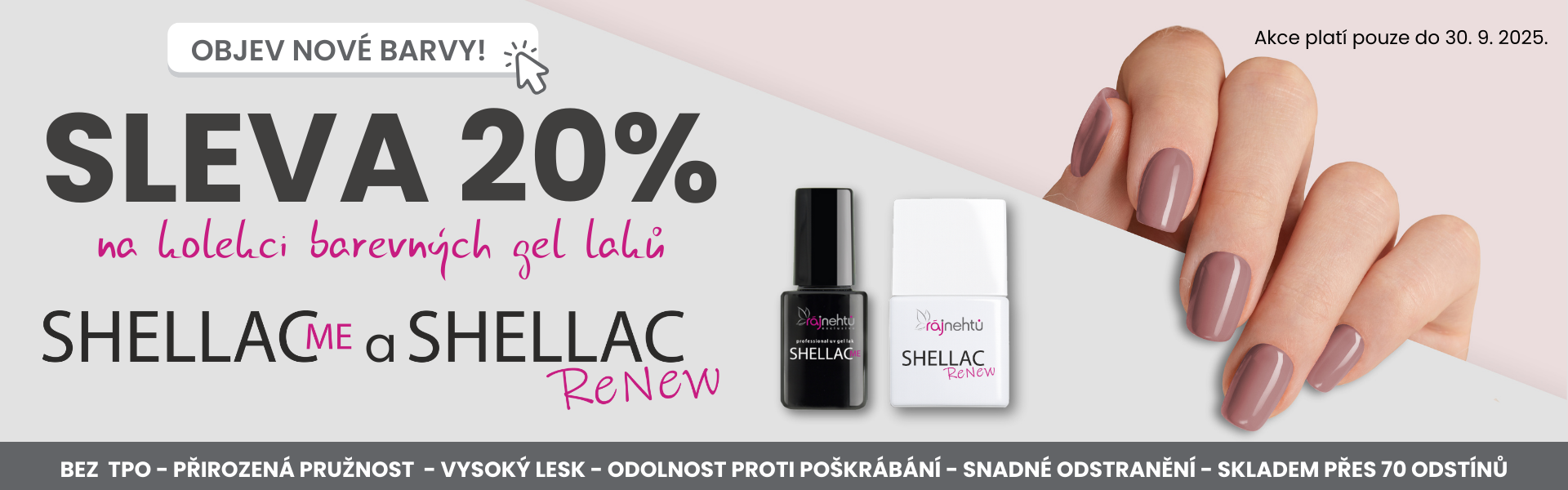 Sleva 20 % na Shellac