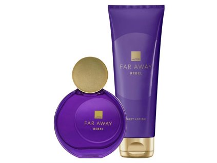 AVON Far Away Rebel EDP 50ml + Tělové mléko