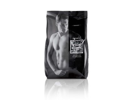 Italwax depilační vosk zrnka Pour Homme Black 1 kg