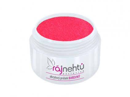 akrylovy prasek barevny Neon Pink Red