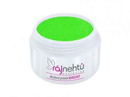 akrylovy prasek barevny Neon Green