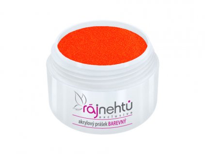 akrylovy prasek barevny Neon Orange 2