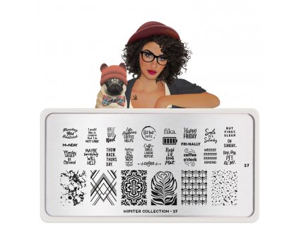 hipster nail art design 27