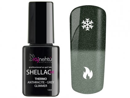 150104 Shellac Thermo Anthracite Grey Glimmer