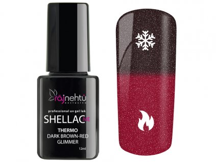 150105 Shellac Thermo DarkBrown Red Glimmer