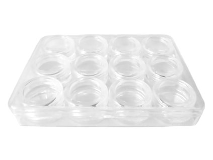 Dózičky na zdobení - sada 12 ks