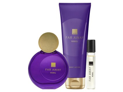 AVON Far Away Rebel Sada 3dílná