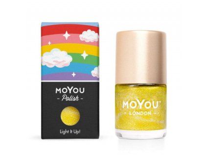 MoYou Razítkovací lak na nehty - Light it Up! 9ml