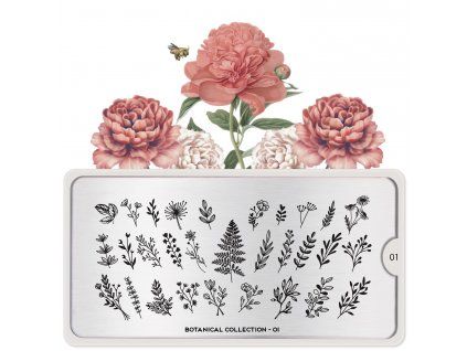 Image destička MoYou Botanical 01