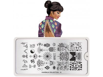 Image destička MoYou Mandala 16