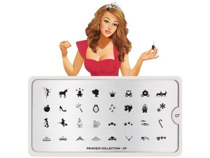 Image destička MoYou Princess 07