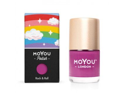 MoYou Razítkovací lak na nehty -  Rock & Roll 9ml