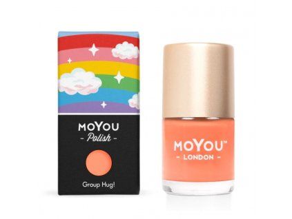MoYou Razítkovací lak na nehty - Group Hug! 9ml