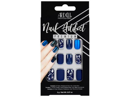 AR NailAddict PKG 75891 MatteBlue foils 153 HR