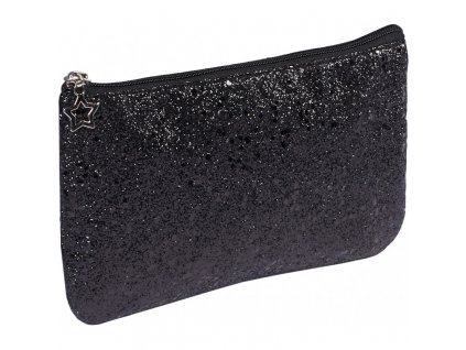 TopChoice Kosmetická taška GLITTER černá 98741