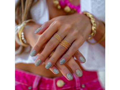 Quick Nails gelové nálepky - Unicorn Utopia