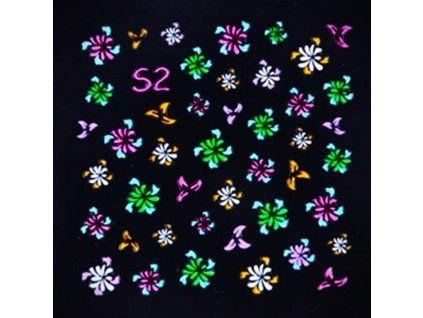 Samolepky na nehty NEON - S02