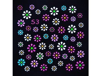 Samolepky na nehty NEON - S03