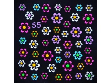 Samolepky na nehty NEON - S05
