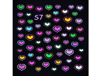 Samolepky na nehty NEON - S07