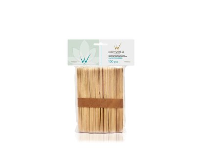 ItalWax dřevěná špachtle široká STANDARD 100 ks