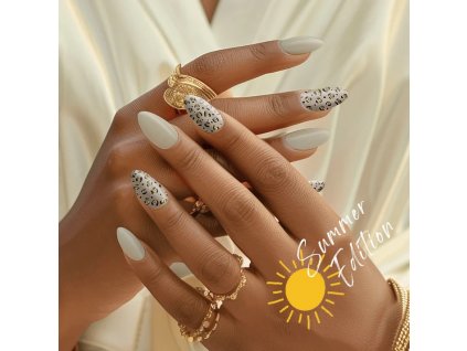 Quick Nails gelové nálepky - Neutral Safari Fusion