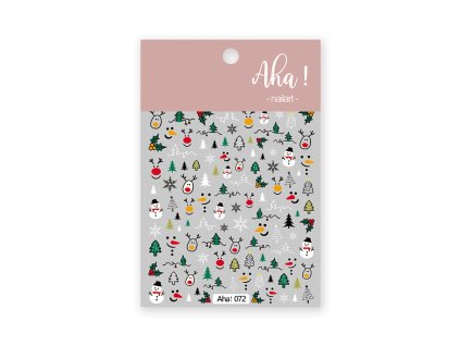 Samolepky na nehty Aha! - Vánoce 072