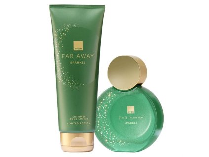 AVON Far Away Sparkle EDP 50ml + Tělové mléko