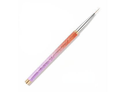 Zdobicí štětec 11 mm - růžovo-červený