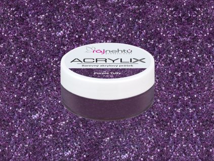 Akrylový prášek ACRYLIX 7,5 g - Purple Taffy