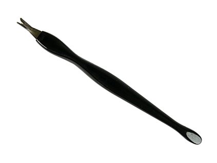 Ořezávač nehtové kůžičky - plastový, černý